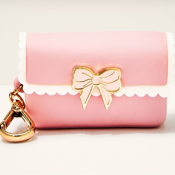 Bath & Body Works Scalloped Bow pink case & Champagne  Toast hand sanitizer - Picture 2 of 6